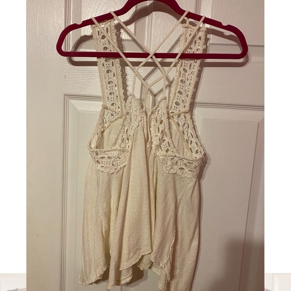 FREE PEOPLE Off White Lace Camisole